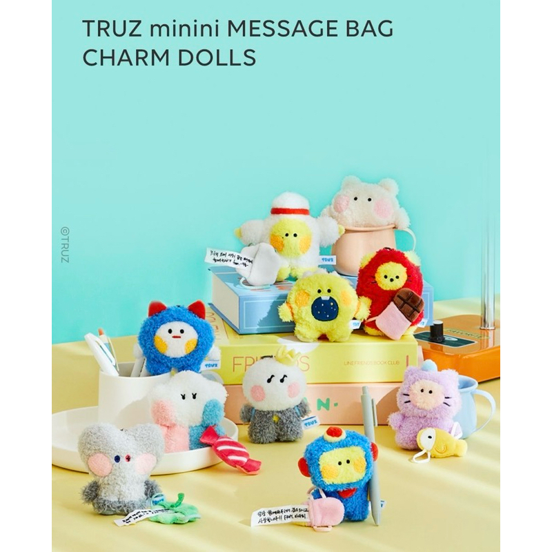 พร้อมส่ง Truz minini Message Bag Charm Doll 🤍