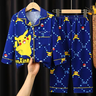 ชุดนอนเด็กลายน่ารักเนื้อผ้าอย่างดี(Cotton)