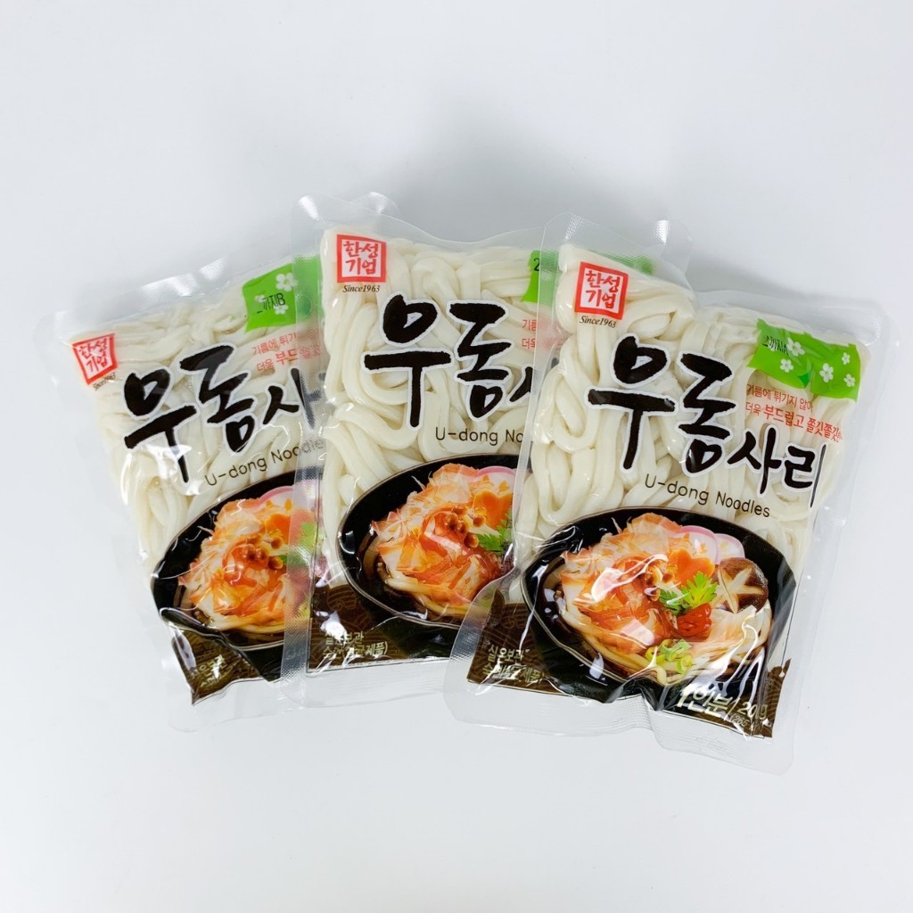 เส้นอูด้งสด 200g เส้นอุด้งเกาหลี KOREA UDON เส้นบุกอูด้ง 우동 - รูปที่ 2