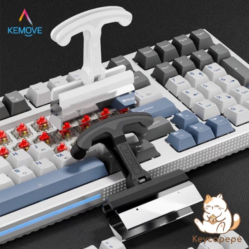 Kemove P11 V2 Keycaps Puller ที่ดึงคีย์แคป แบบแถวยาวทีละ4ตัว ที่ถอดคีย์แคป keycap puller keycaps remover ตัวดึงปุ่มกด