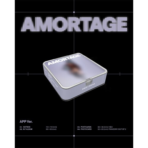 พร้อมส่ง 🌻 อัลบั้ม Jisoo - Mini album AMORTAGE [APP Ver.]  KIT album