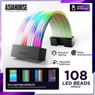 ที่ครอบสายพาวเวอร์ซัพพลาย Asiahorse ARGB ATX 24-pin PSU Cove…