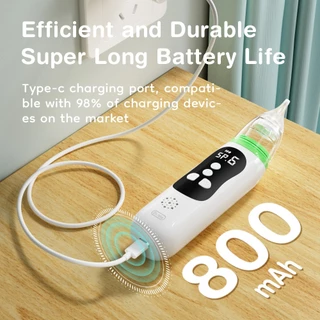 Dr.isla เครื่องดูดน้ำมูกอัตโนมัติ ที่ดูดน้ำมูกเด็ก Soft Nasal Aspirator ปรับแรงดูดได้ ไม่ทำร้ายเยื่อบุจมูกทารก U94