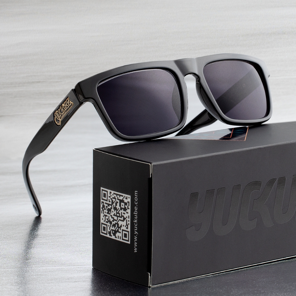 แว่นกันแดด Yuckube รุ่น Lazor SS 2018 : Polished Black/Black