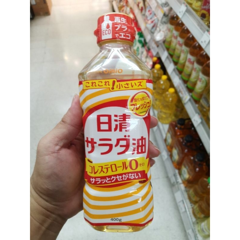 ecook​ ญี่ปุ่น​ น้ำมัน​ เรฟซีด ผ่านกรรมวิธี​ fuji​ nissin​ salad​ oil​ 400ml