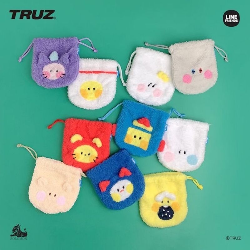    TRUZ minini Mobile Pouch   กระเป๋าหูรูด ขนปุกปุย