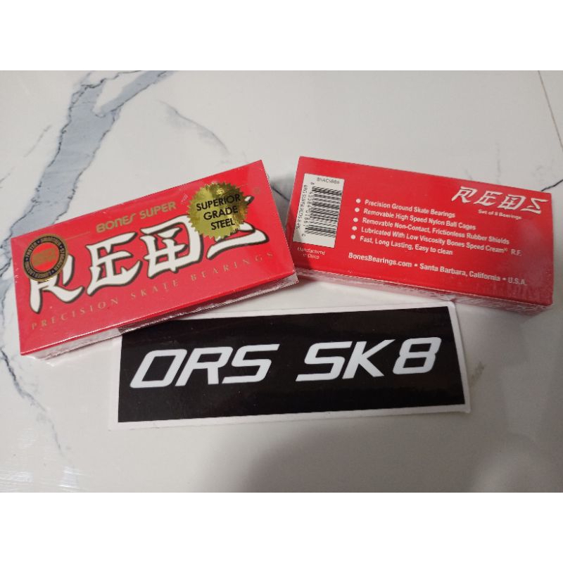 🇺🇸Bearing Skate Bones RED ของแท้ USA