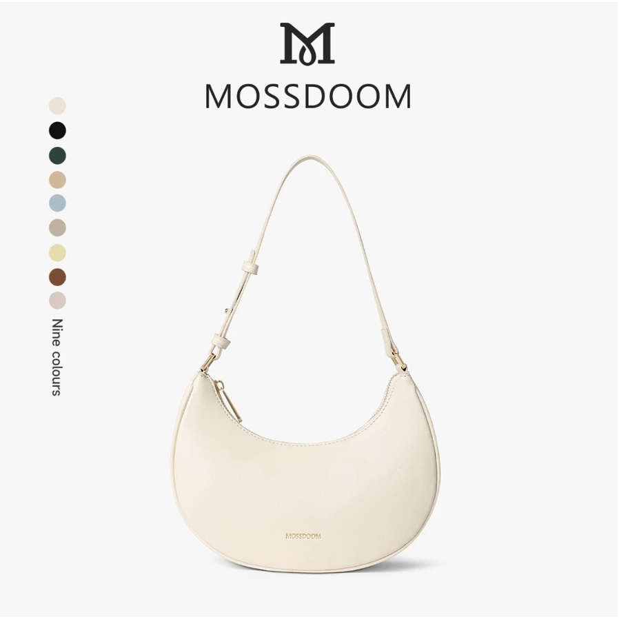 MOSSDOOM Kattie Bag กระเป๋าสะพายไหล่ผู้หญิงทรงกล้วย มินิมอล