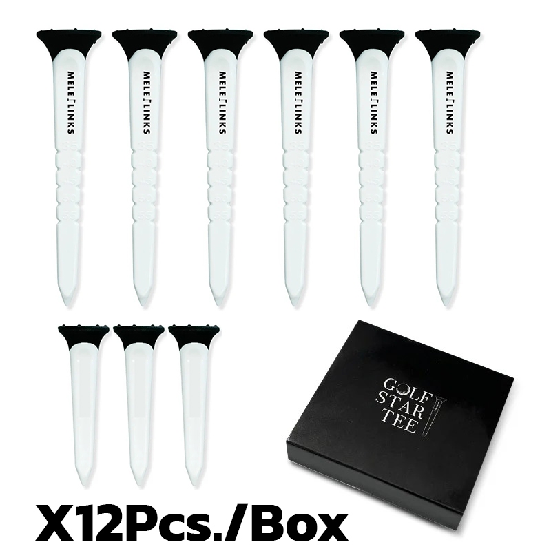 (PGM GOLF) 12Pcs. X Golf Star Tee ทีตั้งลูกกอล์ฟ ขนาด 79mm / 45mm Mixed Size รหัสสินค้า QT002