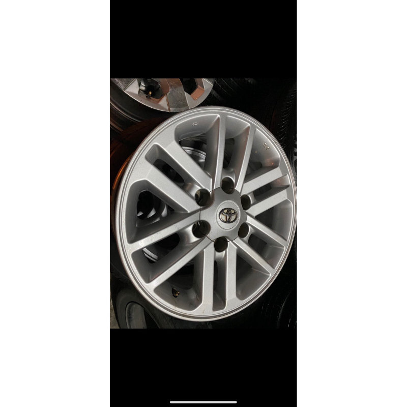 ล้อแม็กซ์ toyota fortuner ขอบ17 6รู139 ราคาต่อวง ซื้อแยกวงได้
