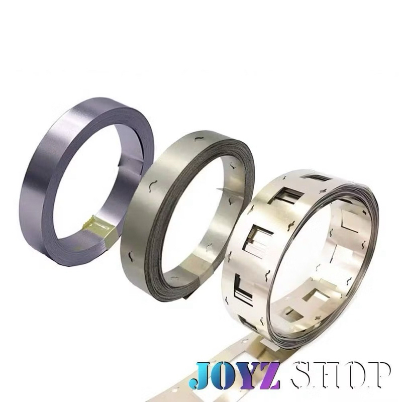 แผ่นนิกเกิล nickel (ราคาต่อเมตร) สำหรับ spot บัดกรี เชื่อมต่อขั่วแบตเตอรี่ 23650 32700 แพ๊คแบตเตอรี่