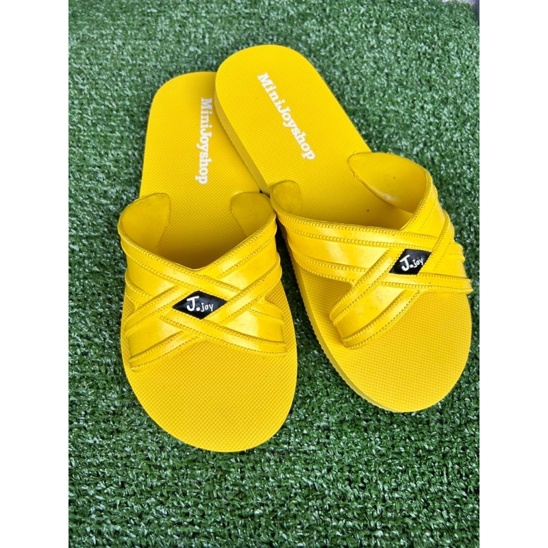 รองเท้าแตะทูโทน แบบสวม (สีล้วน) - รูปที่ 2