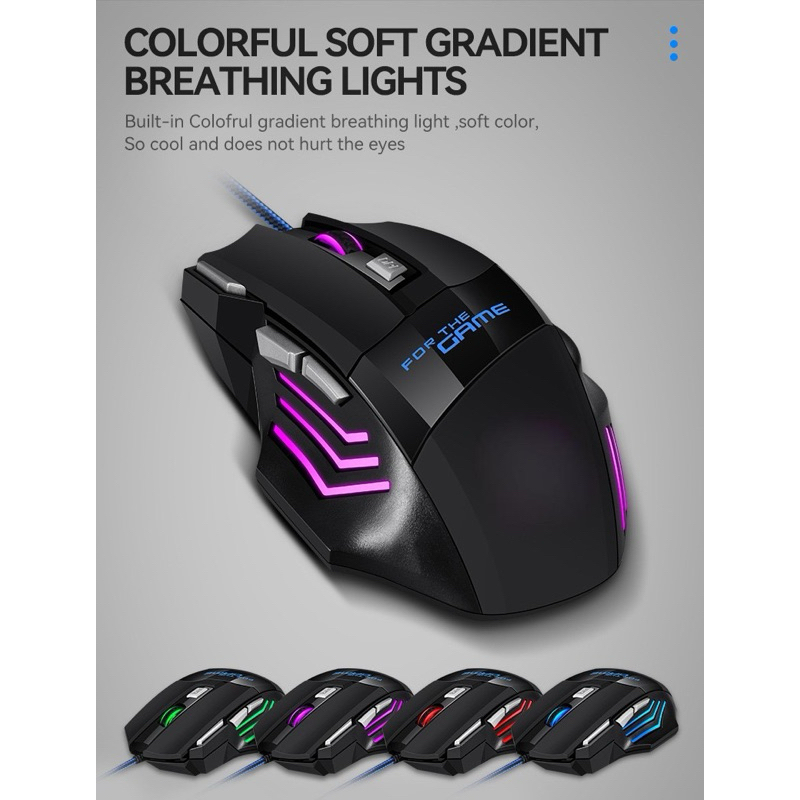 เมาส์เกมมิ่ง รุ่นG6 GAMiNG MOUSE 3500DPI 7ปุ่ม