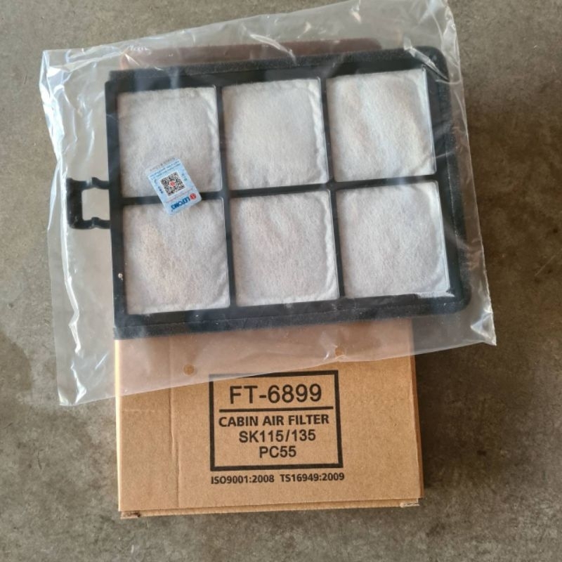 FT-6899 กรองแอร์SK135SR, กรองแอร์SK60-5(ด้านใน), กรองแอร์PC55