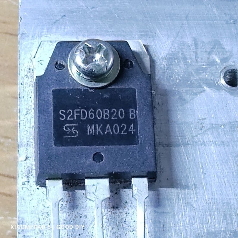 ( มือ 2 ) 2ชิ้นไดโอดกู้คืนเร็ว60B20 S2FD60B20 TO-3P S2FD60B20B 60A TO3P/200V