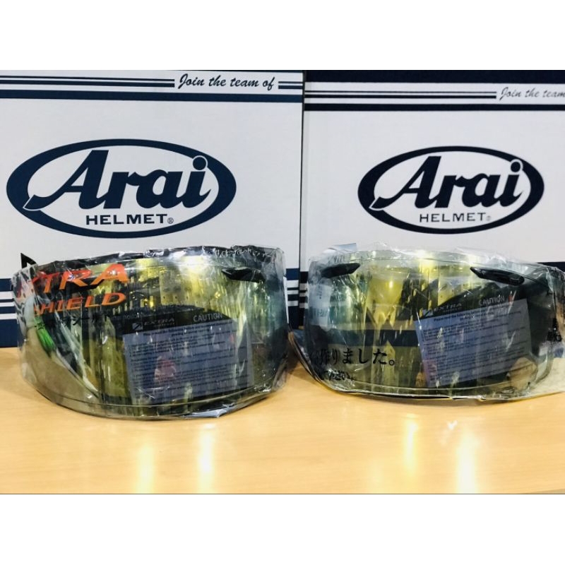 ชิวSHIELD Arai Extra สีปรอททอง For Rx7x / RX7v EVO