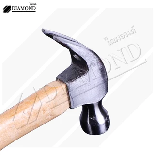 Diamond ค้อนหงอน ค้อนหงอนด้ามไฟเบอร์ 27mm Hammer ค้อนตีตะปู ฆ้อนตอกตะปู แข็งแรง ทนทานมาก ราคาถูก