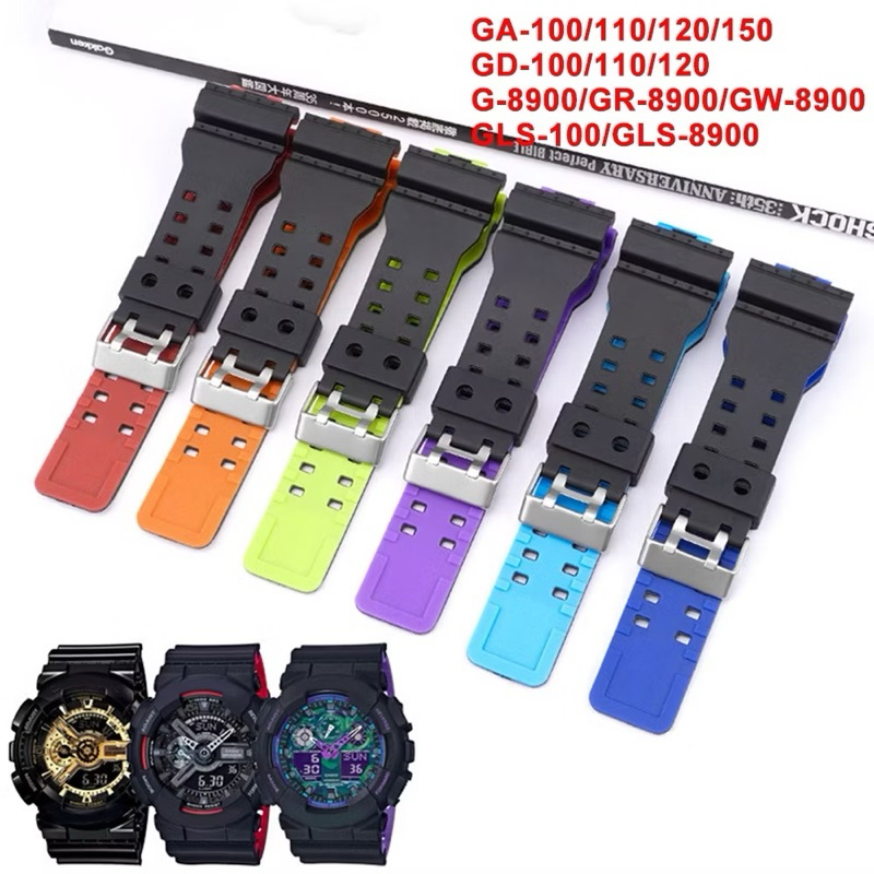 พร้อมส่ง‼️สายนาฬิกาข้อมือ  Casio G-SHOCK GA100 GA 110 120 150 200 300 400 700 GD100 110 120 GAX-100 GW-8900 GLS-100