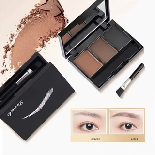 L470 Lameila ที่เขียนคิ้ว เนื้อฝุ่น พร้อมแปรงเขียนคิ้ว 3 สี เขียนง่าย กันน้ำ ตินทน