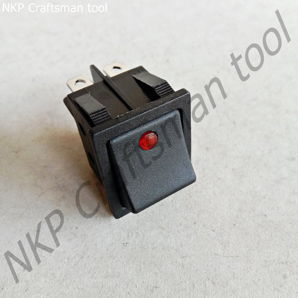 สวิตช์ (มีไฟตรงปุ่ม) 4ขา KCD4-2211N 220V (16A 250V AC) (20A 125V AC) ทนทาน อย่างดี