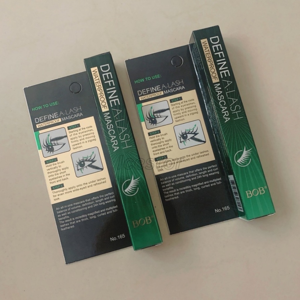 165 BOB DEFINE A-LASH  WATERPROOF MASCARA มาสคาร่า กันน้ำ ปัดขนตาหนาขั้นสุด ไม่แพนด้า - รูปที่ 4