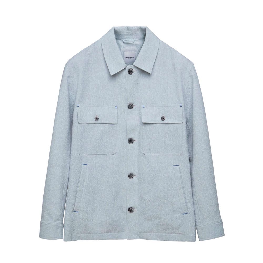 [SALE] TAKEO KIKUCHI เสื้อแจ็คเก็ต 2WAY STRETCH SUCKER PRINT JACKET — صورة 5