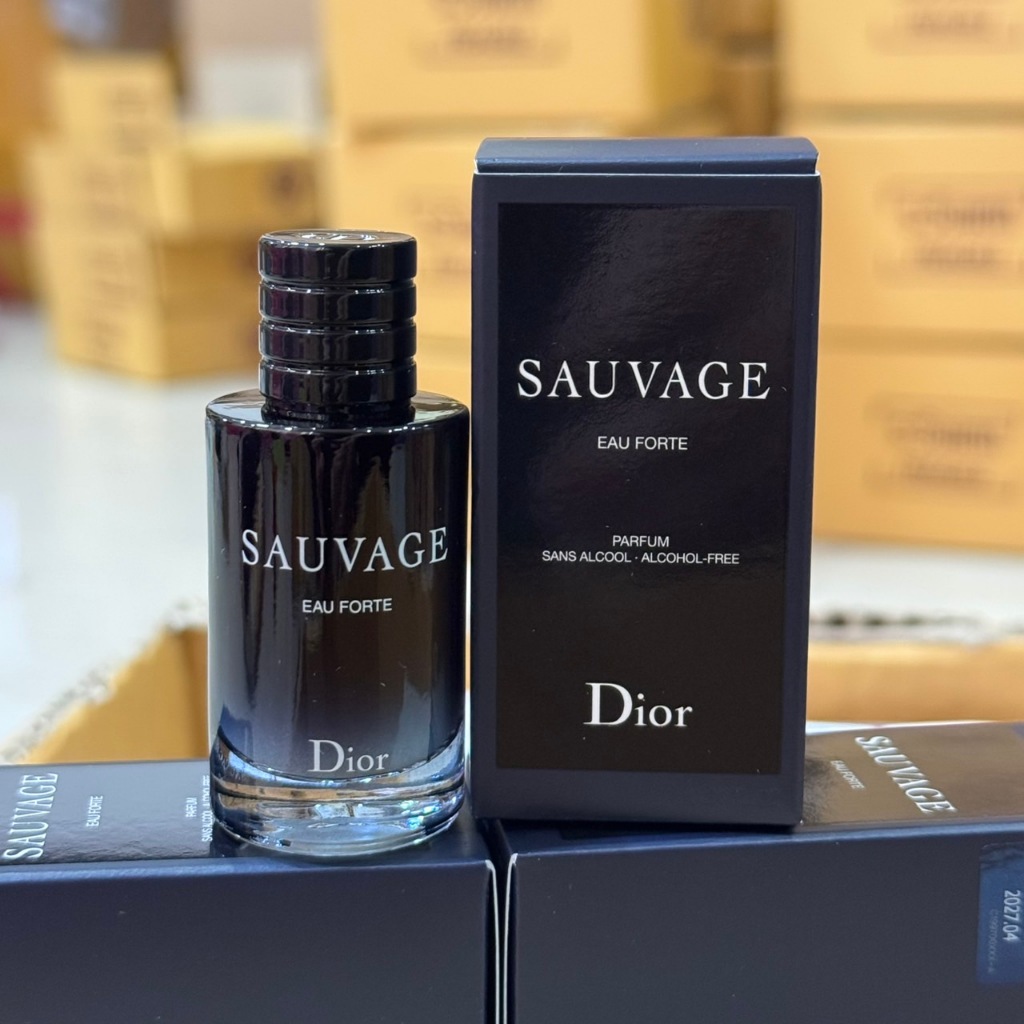 (EAU FORTE)  Christian Dior Sauvage EAU FORTE PARFUM - Alcohol Free  10 ml  - แบบแต้ม