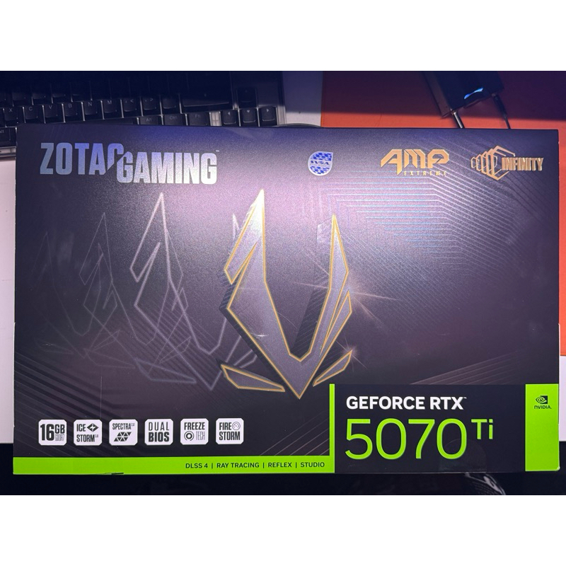 RTX5070TI ZOTAC AMP EXTREME INFINITY - 16GB GDDR7