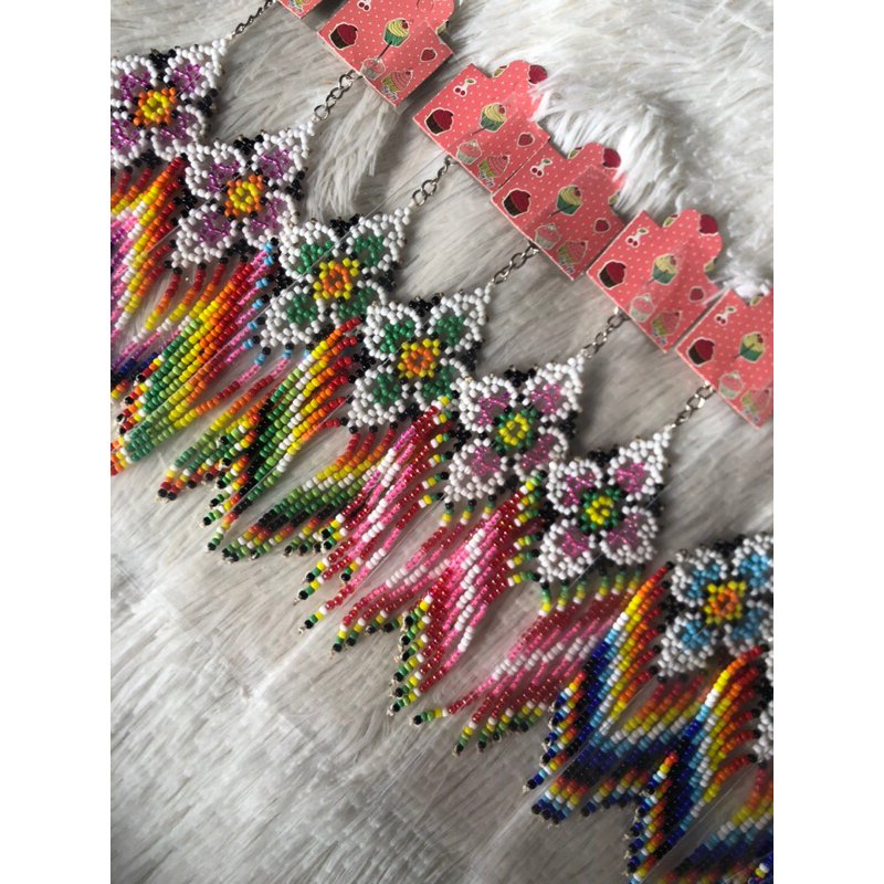 พวงกุญแจลูกปัดมโนราห์(สีเขียว,สีฟ้า,สีแดง,สีชมพู)