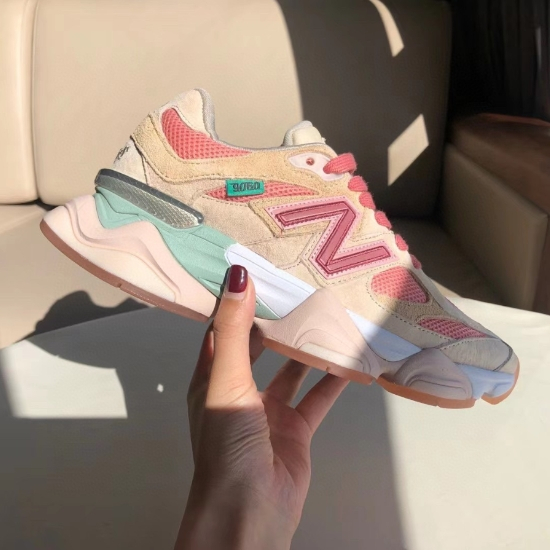 New Balance 9060  NB  U9060JF1  Beige pink（ของแท้ 100%💯）