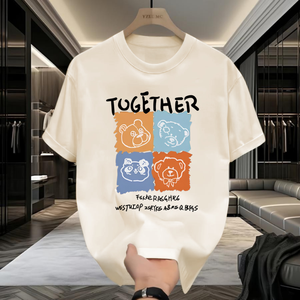 เสื้อยืดสกรีนลายเท่ๆ เสื้อยืดผู้หญิง เสื้อแฟชั่น เสื้อสตรีท เสื้อผ้านุ่มใส่สบายรหัสQ0673-Q0674
