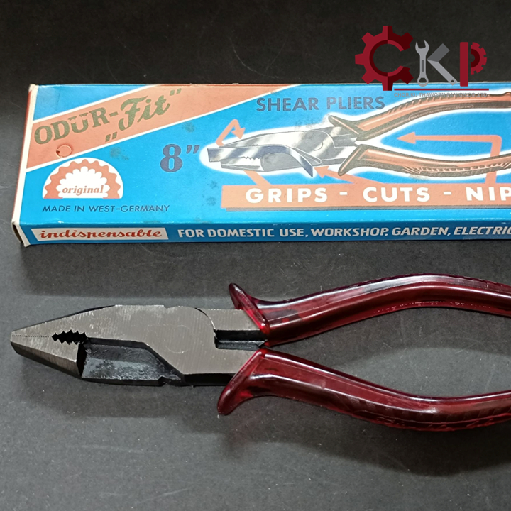 *สต็อกเก่าของแท้ หมดเเล้วหมดเลย คีมฟิต เยอรมัน ขนาด 8" SHEAR PLIERS คีมใช้ 3 อย่าง // ออกใบกำกับภาษีได้