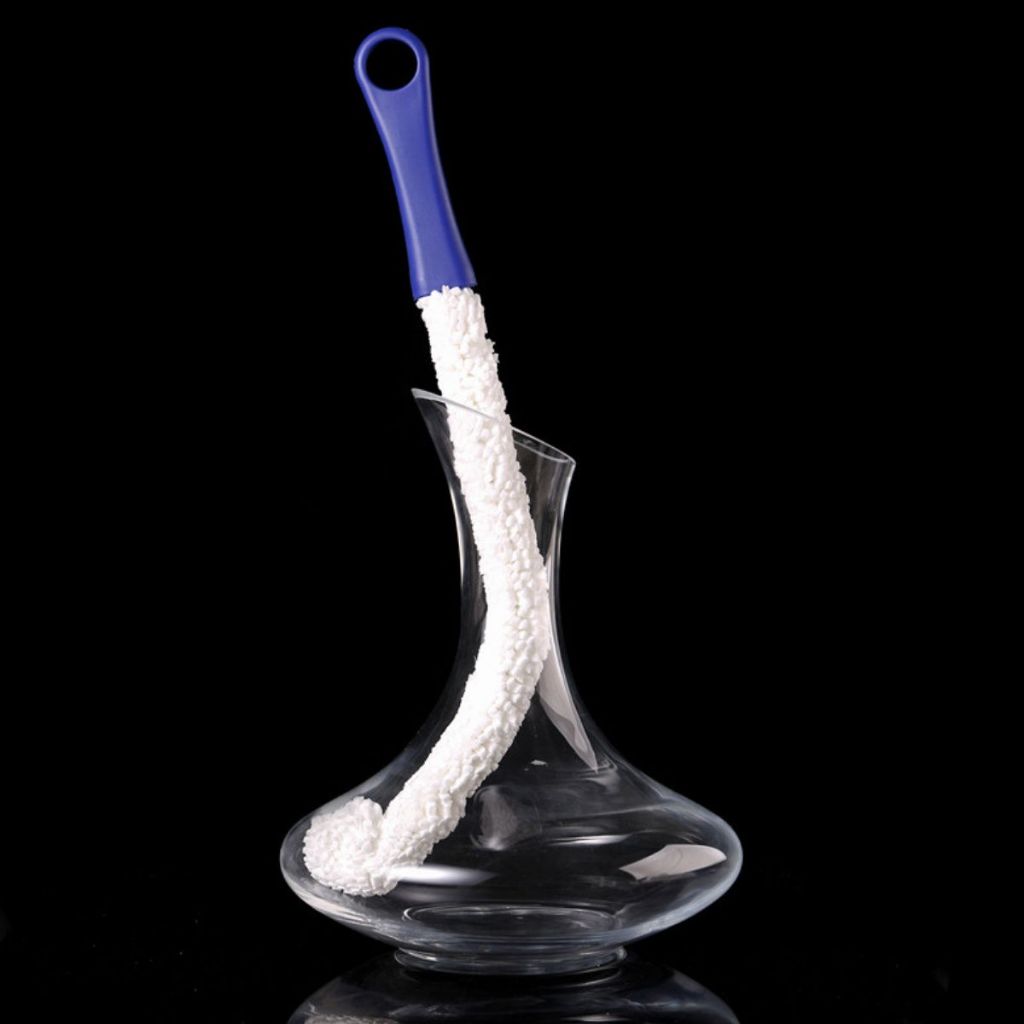 แปรงล้างทำความสะอาดโหลแก้ว ขวดไวน์ แก้วทรงสูง ตัวแปรง สามารถปรับรูปทรงได้ตามต้องการ สินค้าพร้อมส่ง!! - รูปที่ 2