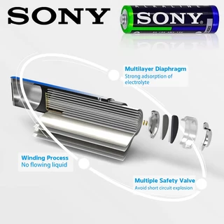 ถ่านอัลคาไลน์ SONY Alkaline Battery AA / AAA 1.5V Pack 4 ก้อน 8 ก้อน 12 ก้อน (Exp.2034) ของแท้ ถ่าน ถ่านไฟฉาย ถ่านรีโมท