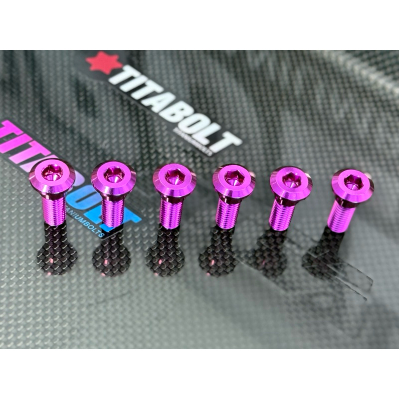 Titabolt น็อตจานHonda Pcx/Lead/Forza/Cb650/Cbr650/ไทเทเนียมgr5 (ราคาต่อตัว)
