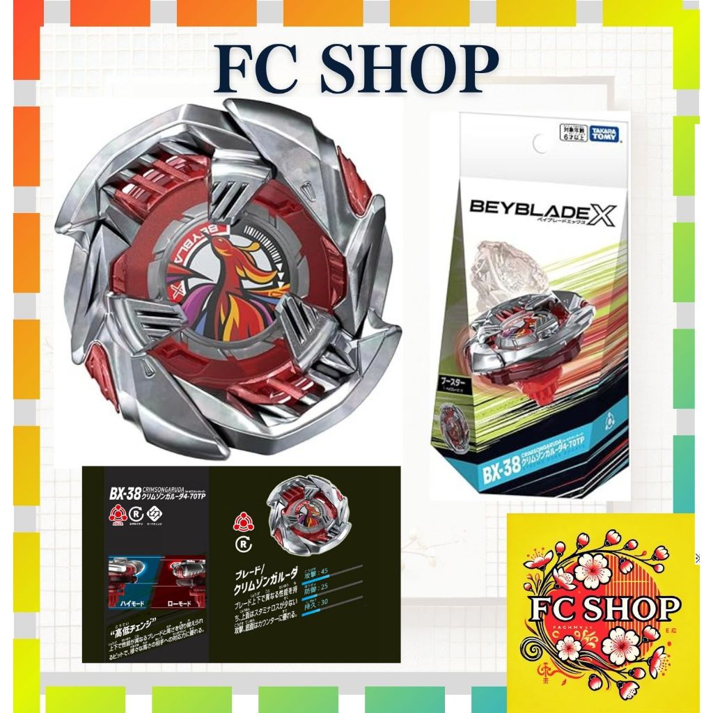 BEYBLADE X BX-38 Booster Crimson Garuda 4-70TP