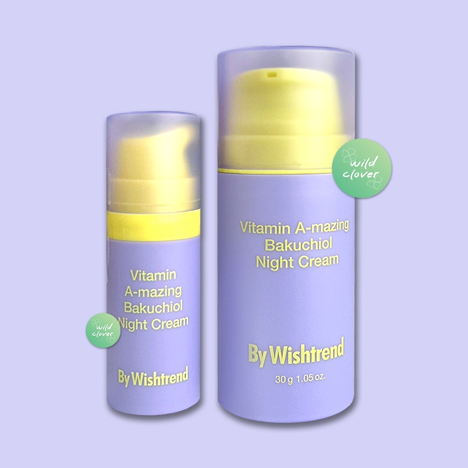 🍀 BY WISHTREND : แท้พร้อมส่ง exp.2028 vitamin A-mazing bakuchiol night cream 30g, 10g