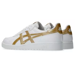 ASICS : 1203A564.103 JAPAN S UNISEX SPORTSTYLE ชายหญิง รองเท้าแฟชั่น ของแท้ WHITE/PURE GOLD