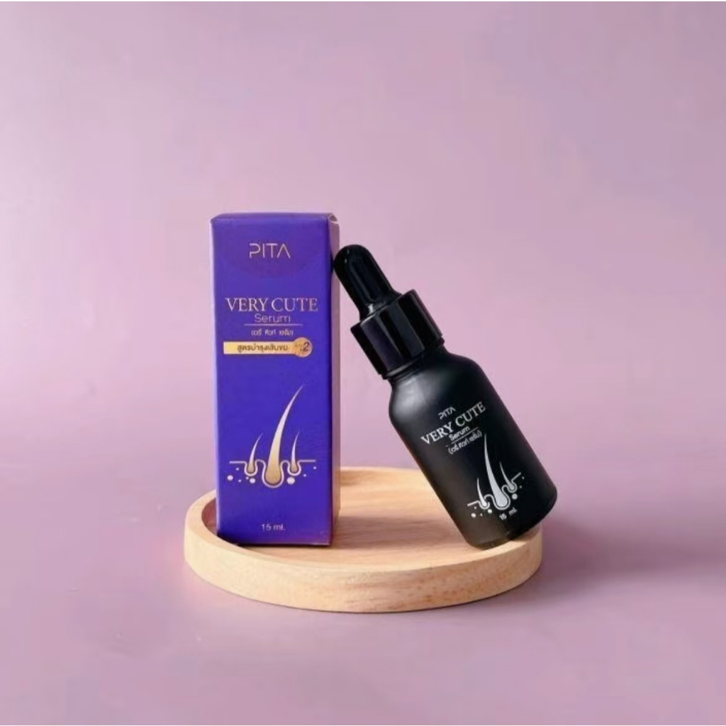 เซรัมคิ้วดก VERY CUTE SERUM เซรั่มปลูกคิ้ว ปลูกผมดกดำ เวรี่ คิวท์ เซรั่ม ขนาด 15ML.