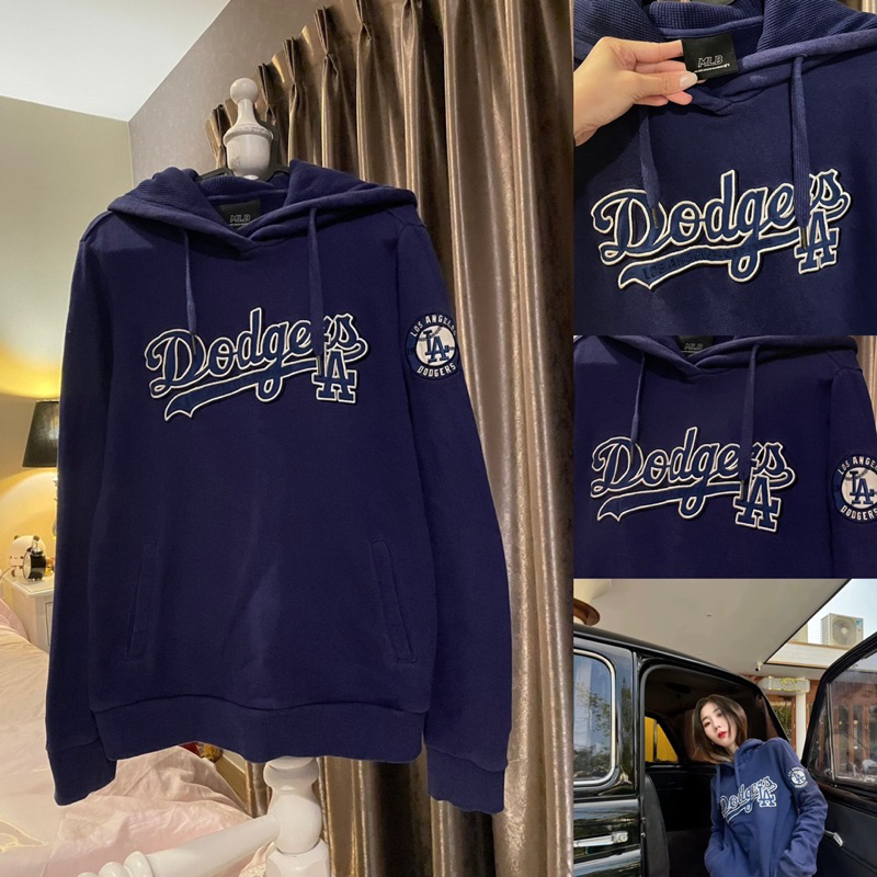 เสื้อ sweater MLB• LA Dodgers Hoodie ของแท้มือสอง
