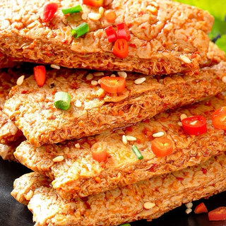 #พร้อมส่ง# สเต็กเต้าหู้เจ มังสวิรัติทานได้ 1ห่อ 8กรัม