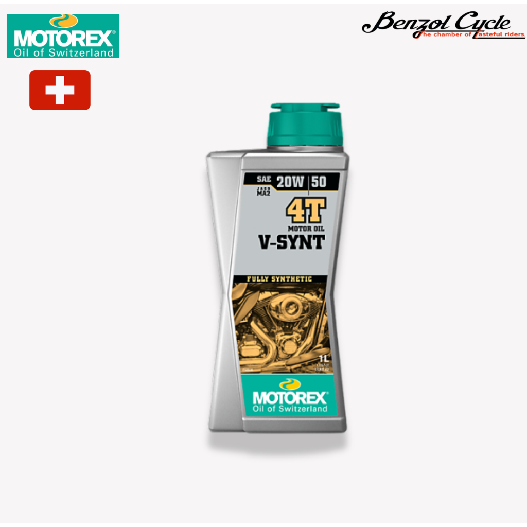 น้ำมันเครื่อง Motorex V-Synt SAE 4T 20W50