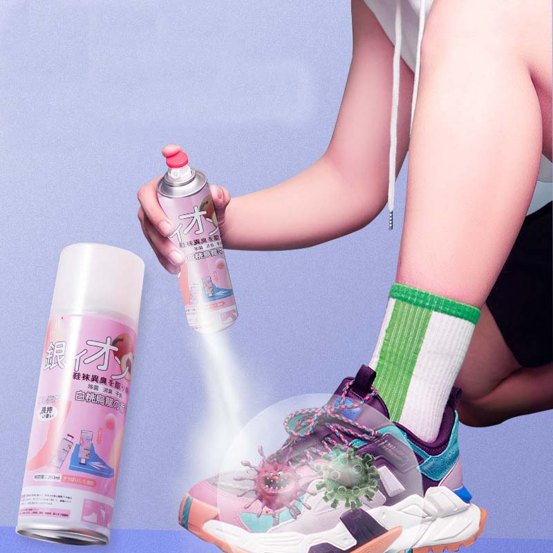 ฆ่าเชื้อแบคทีเรีย 260ML กลิ่นชื้นในรองเท้า  กลิ่นชื้นในรองเท้า ระงับกลิ่นเท้า กำจัดเชื้อโรค