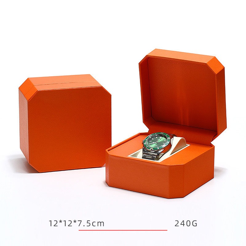 *พร้อมส่ง*กล่องนาฬิกา(หนัง PU แปดเหลี่ยม)กล่องใส่นาฬิกาWatch Boxกล่องเก็บนาฬิกาข้อมือ กล่องใส่เครื่องประดับ