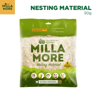 MILLAMORE - วัสดุรองกรงเกรดพรีเมียม ปลอดภัย ไม่มีฝุ่น ทำจากไม้แอสเพนธรรมชาติ (Premium, Supersoft)