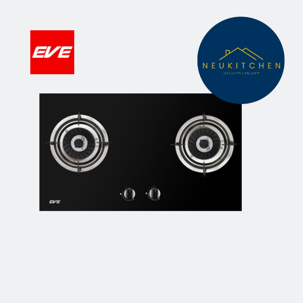 EVE เตาแก๊ส 2 หัว แบบฝัง ฐานกระจก FURY 2B (8851737034545)