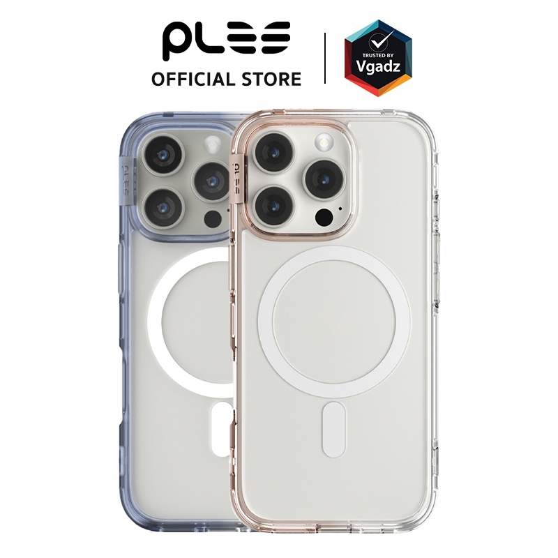 Ples เคสสำหรับ iPhone 16 Pro / 16 Pro Max รุ่น Lepi Air Layer TwoFace (Magnetic) By Vgadz