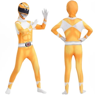 ทีมไดโนเสาร์ ชุดจั๊มสูทคอสเพลย์ Shinkenger Rangers ชุดแฟนซี ชุดปาร์ตี้