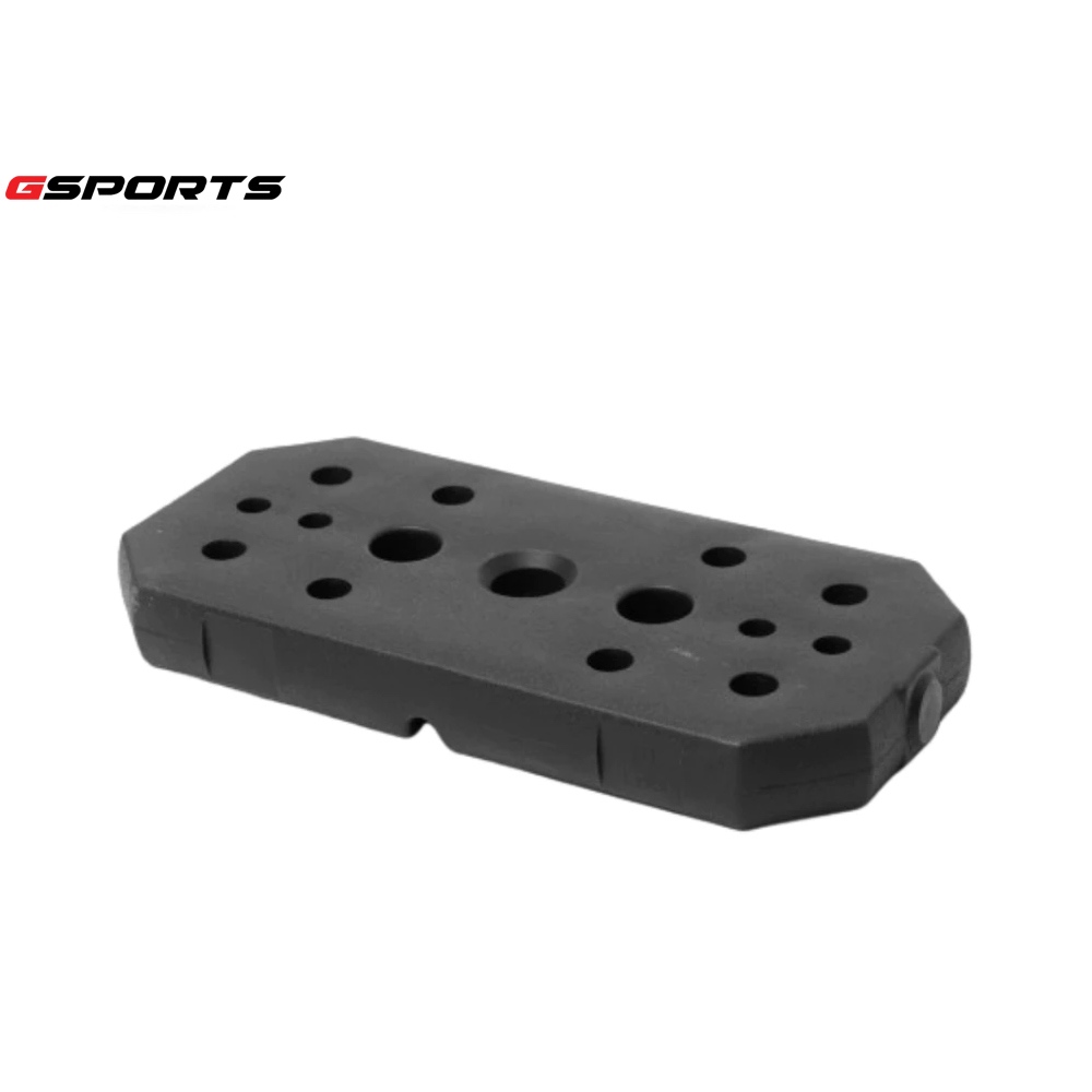 GSports แผ่นโฮมยิม น้ำหนัก 10 ปอนด์ (4.5 kg) เส้นผ่านศูนย์กลาง 2.8 cm แผ่นน้ำหนักอเนกประสงค์ จำนวน 1 แผ่น