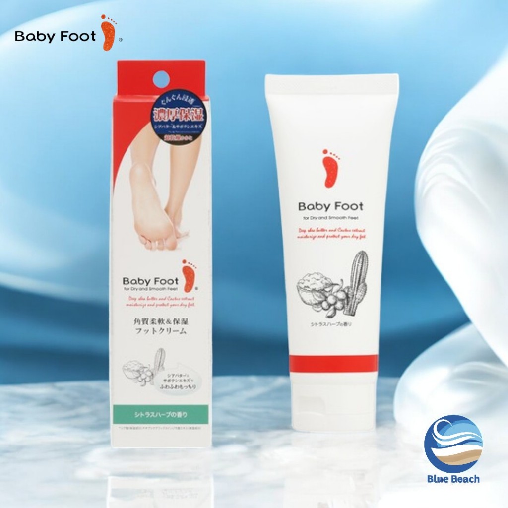 Baby Foot Shea Butter Cream/ครีมบำรุงส้นเท้าเนียนนุ่ม/สูตรเข้มข้นพิเศษ/ไม่เหนียวเหนอะหนะ/100g